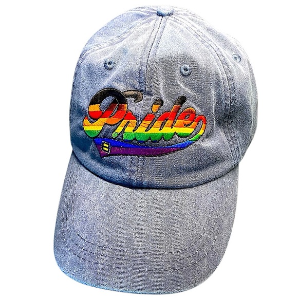 Pride Ball Cap Denim Hat Equality Gift Set New main image 6